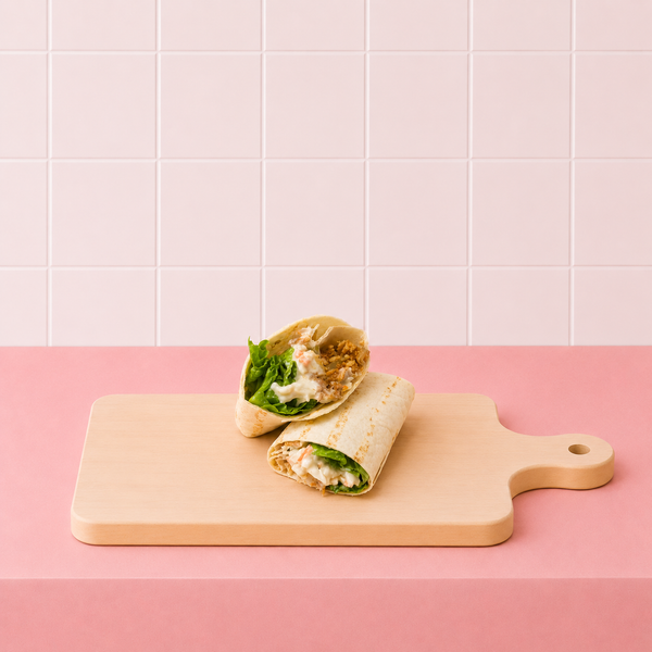 Wrap med pulled pork och coleslaw